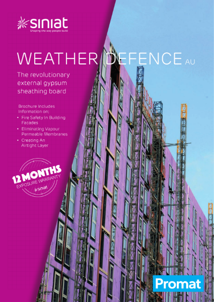 Siniat Weather Defence Technical Manual_AU_20.06_rev3