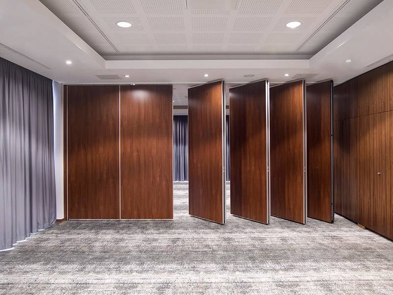 Sliding stacking panel partitions