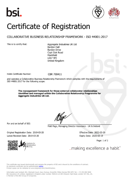 ISO 44001 Health and Safety Management