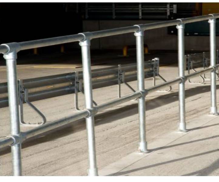 Twin Ball, Key Clamp System - Pedestrian Handrail System