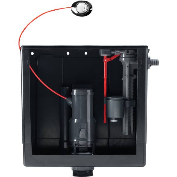 DUO COMPACT 2" DF SIIO INC CP BUTTON AG - Concealed Cistern