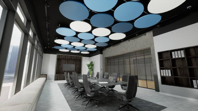 Sonify by Zentia – Sonify Canopy (Circle) - Ceiling System