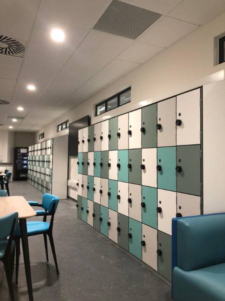 Laminate Lockers at Edinburgh Airport