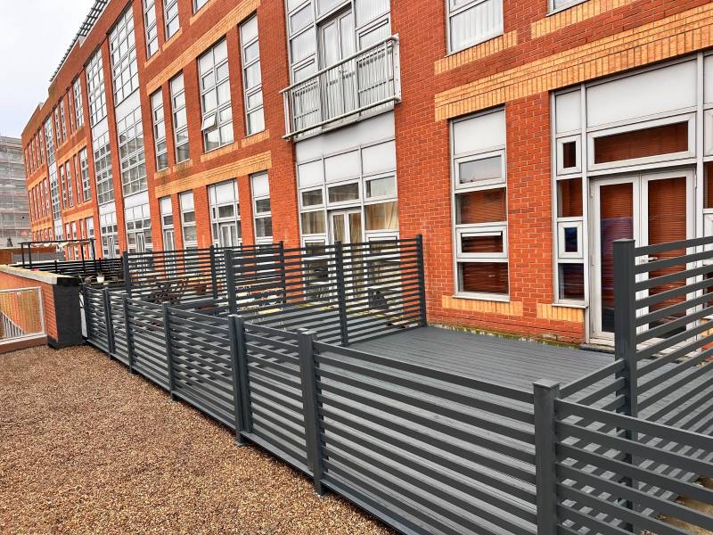 Lite Decking Board & A-Fence Aluminium Fencing & Gate, Birmingham