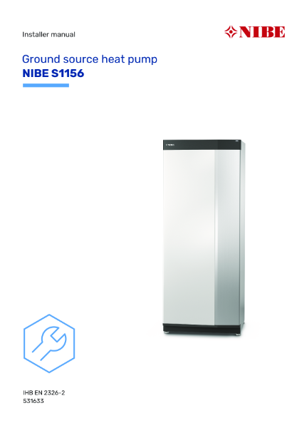 NIBE S1156 - Installer Manual