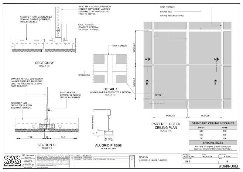 SAS130 Alugrid P1508 Application