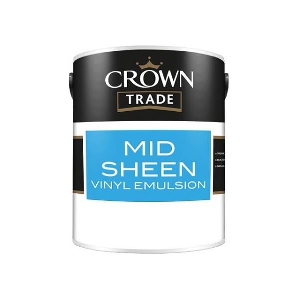 Crown Trade Mid Sheen Vinyl Emulsion