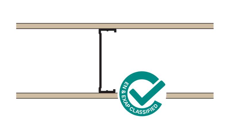 Siniat Single Frame Metal Stud Partition CS14Y-12Ld