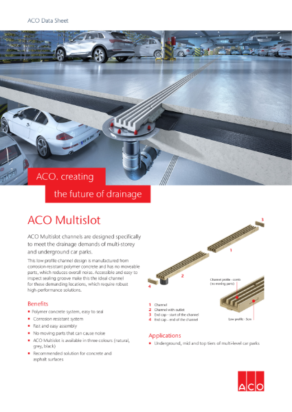 ACO Multislot datasheet