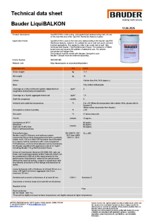 Bauder LiquiBALKON