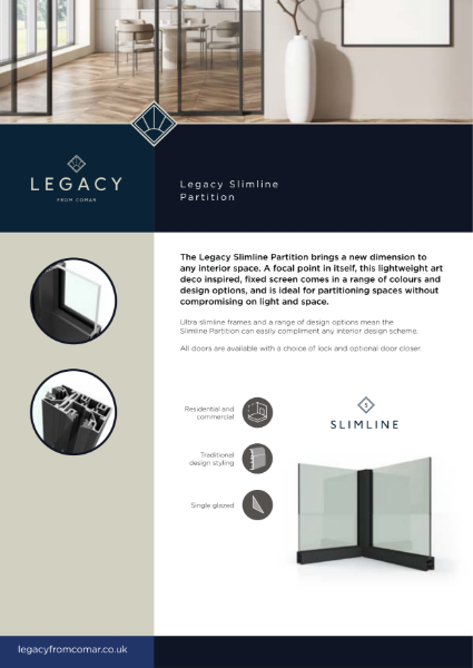 Legacy Slimline Partition