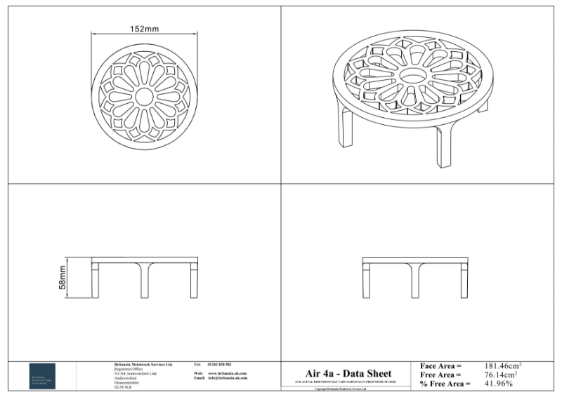 Air 4a Air Brick Datasheet