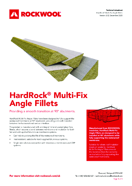 HardRock Multi-Fix Angle Fillets - Datasheet