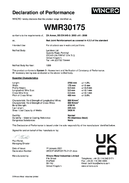 UKDOP-WMR30175-21-01