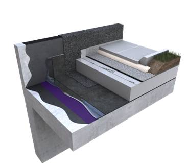 Wilotekt-Plus Inverted Roof System - Concrete Slab (in-situ/Precast) / Timber Roof Deck