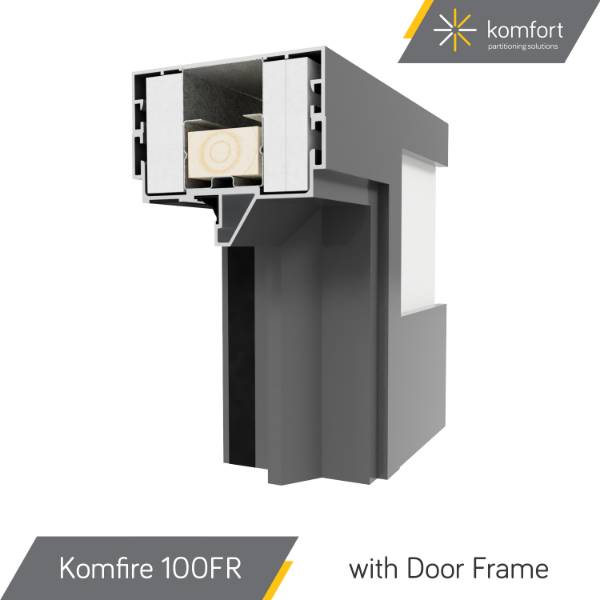 Komfort | Komfire 100FR | 30/0 Fire Rated Solid & Glazed Partitioning