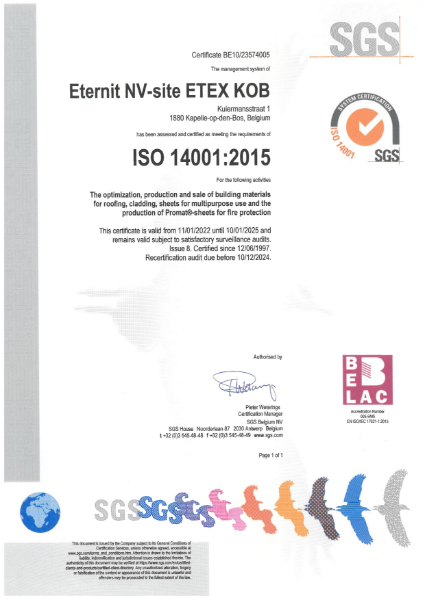 ISO14001 Belgium 