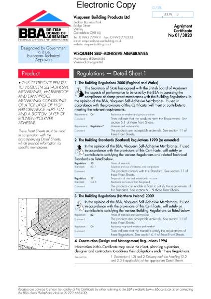 Self-adhesive membranes