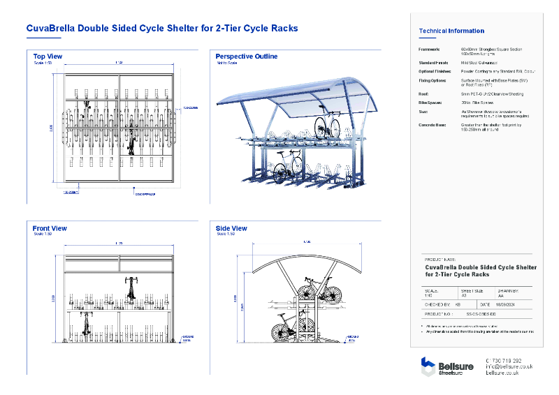 CuvaBrella 2-Tier Double-sided Datasheet