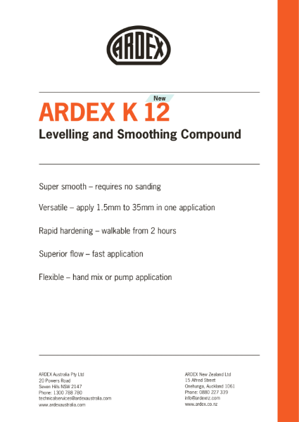 ARDEX K 12 New