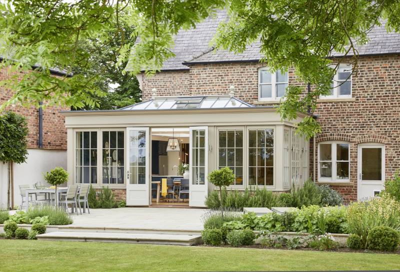 The Old Victorian Rectory with Kitchen Orangery Extension