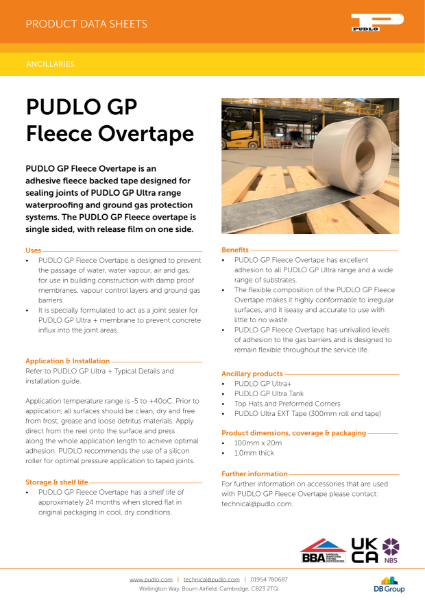 PUDLO GP Fleece Overtape