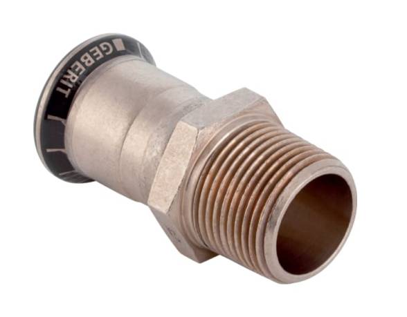 Geberit Mapress CuNiFe Adaptor With Male Thread NPT