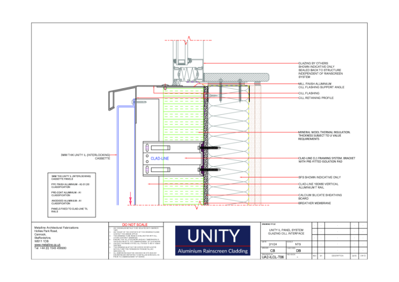 Unity A1 IL-T06 Technical Drawing