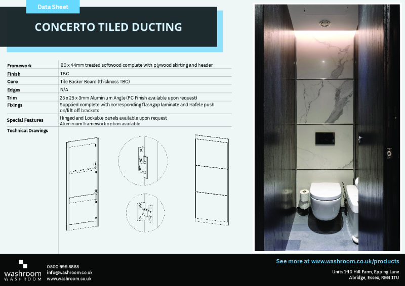 Concerto Tiled Ducting