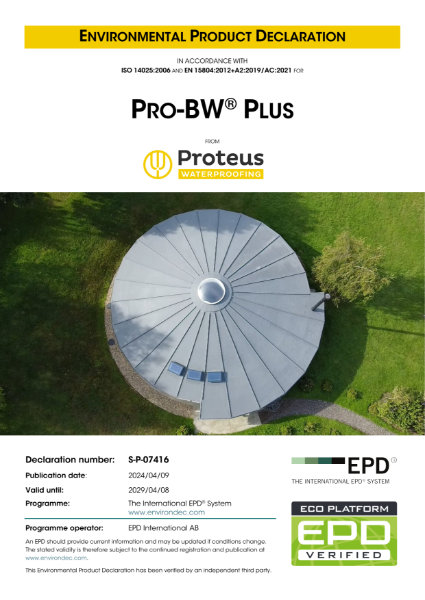 EPD - Proteus Pro-BW® Plus