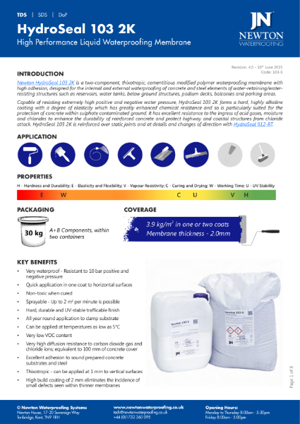 HydroSeal 103- 2K