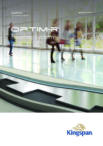 Kingspan OPTIM-R Flooring System brochure | Kingspan Insulation | NBS ...