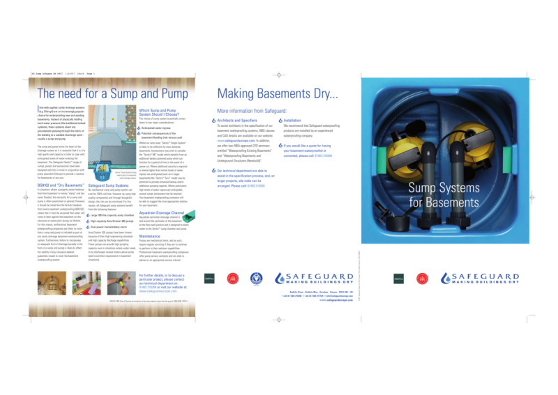 Sump Systems for Basements