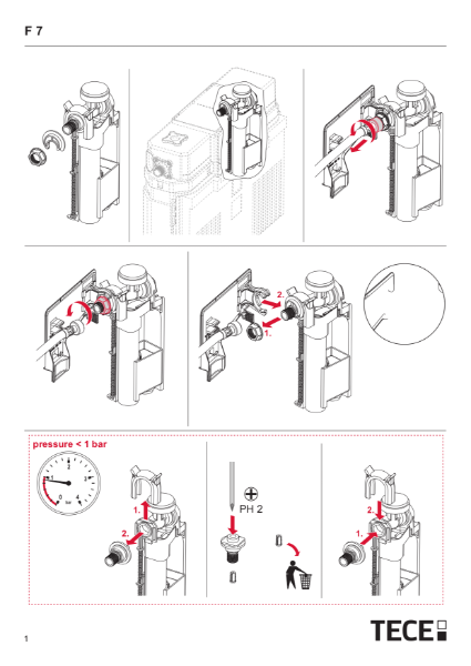 Type AG Fill Valve Installation