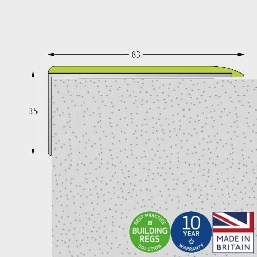 Q Range Wide (Alternative To Double Channel) Stair Nosing/ Stair