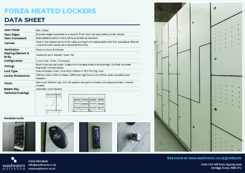 Forza Heated Lockers