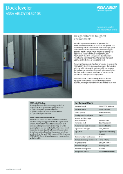 ASSA_ABLOY_DL6210S_Product_Leaflet