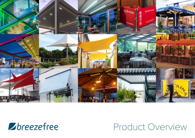 Breezefree Original Alfresco Thinking – Products Overview