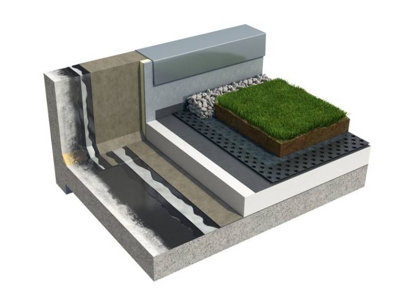 Parabit Duo Intensive Green Roof - Green roof system