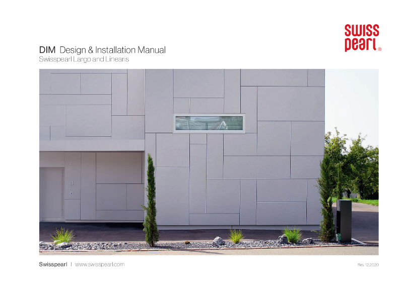 Swisspearl Largo and Linearis Design & Installation Manual