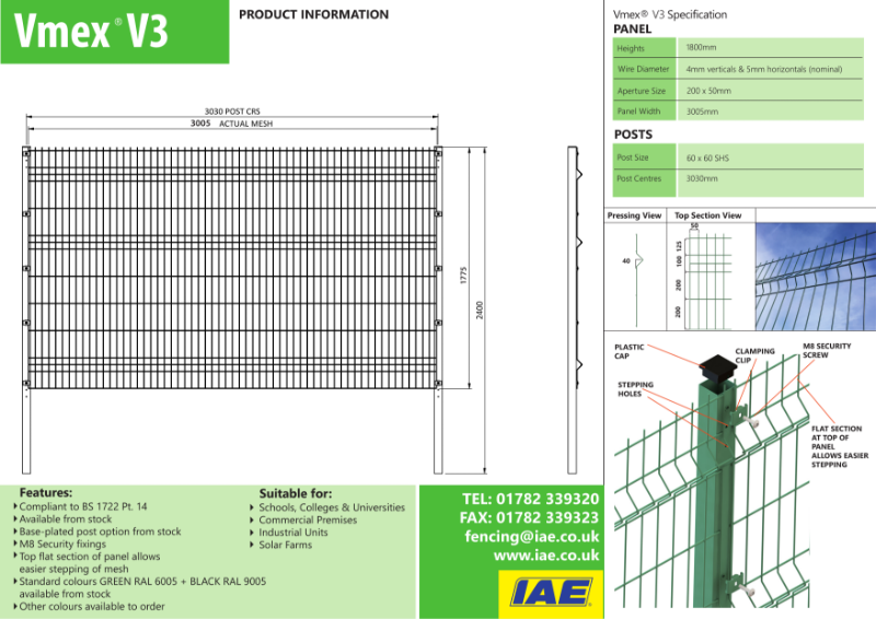 VMEX-V3-1800 mm datasheet