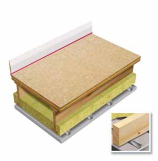 HD1029 Hush System TF Timber Frame Acoustic Floor Solution