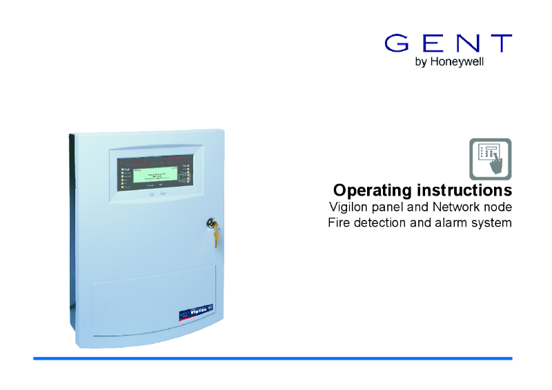 Honeywell Gent VIGPLUS-24 and VIGPLUS-72 Operating Instructions
