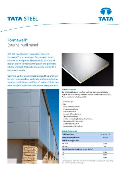 Formawall datasheet