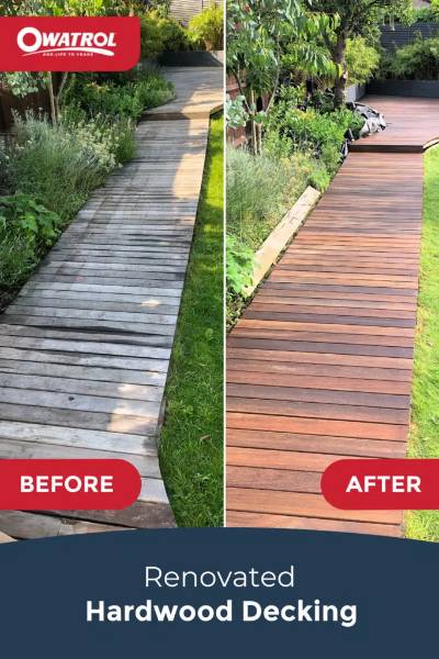 Renovated Hardwood Decking