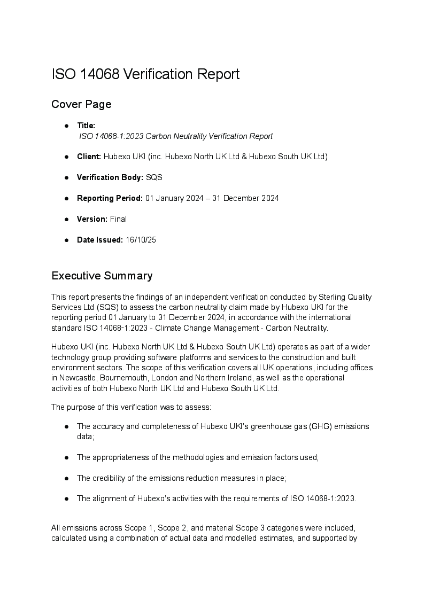 NBS 2024 Carbon Neutrality Verification Report