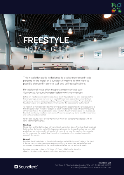 Freestyle installation guide