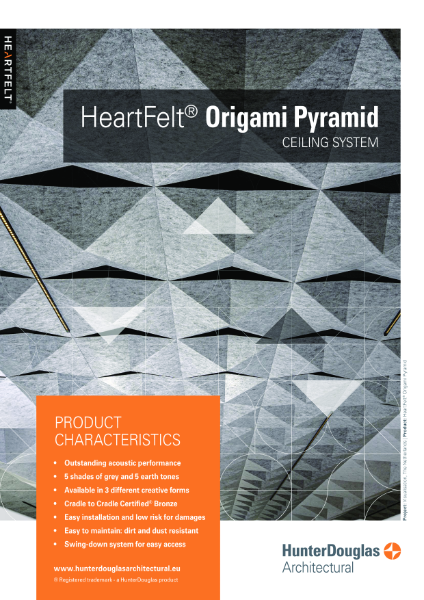 HeartFelt® Origami Pyramid - Datasheet