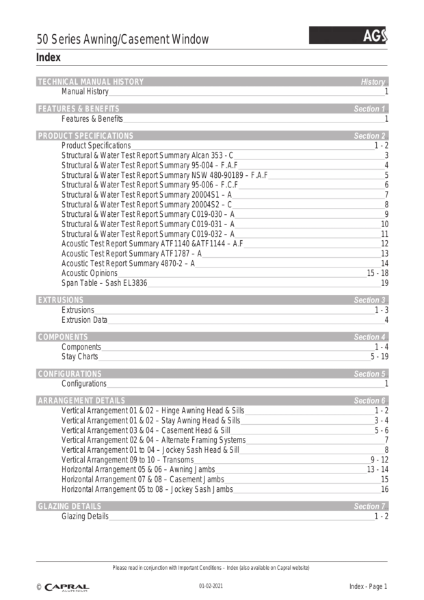 Technical-Manual_AGS-50SeriesAwningCasementWindow_Capral_2021_02_01