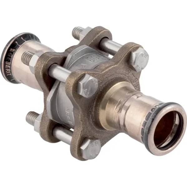 Geberit Mapress CuNiFe non-return valve, flanged